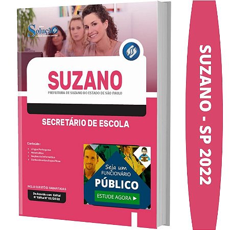 Apostila Concurso Suzano SP - Secretário de Escola