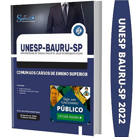 Apostila Concurso UNESP Bauru SP - Cargos de Ensino Superior
