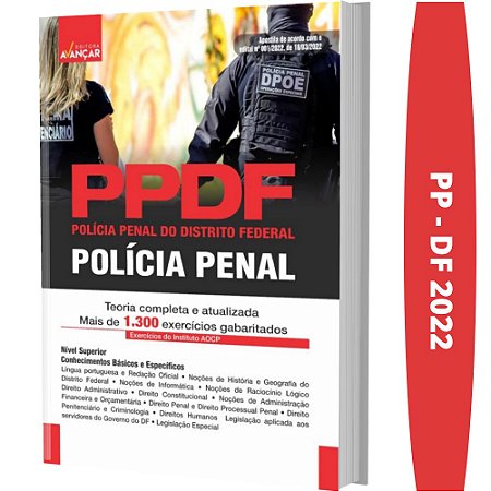 Apostila Concurso POLÍCIA PENAL DO DISTRITO FEDERAL - PPDF