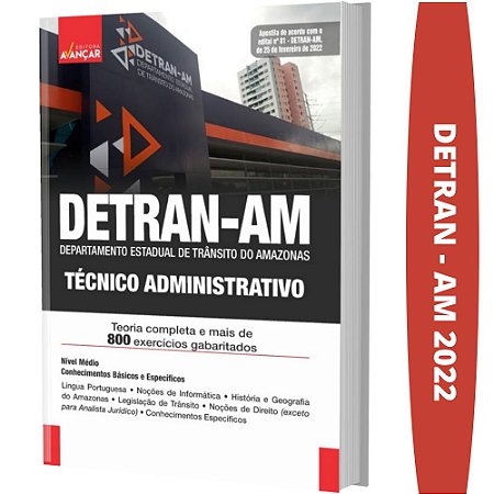 Apostila Concurso DETRAN AM TÉCNICO ADMINISTRATIVO