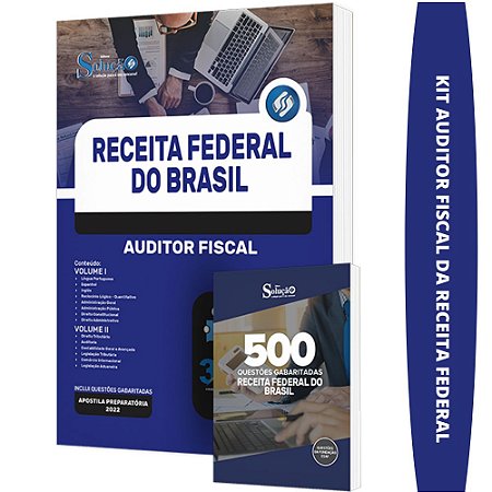 Kit Apostila Auditor Fiscal da Receita Federal + Testes