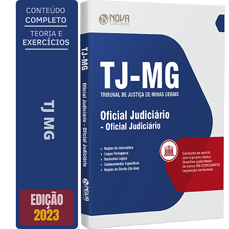 Apostila Concurso TJ MG - Oficial Judiciário - Oficial Judiciário