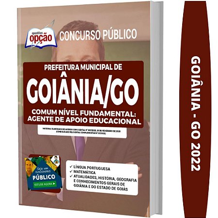 Apostila Prefeitura Goiânia GO - Agente de Apoio Educacional