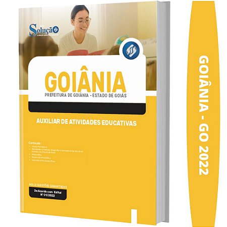 Apostila Goiânia GO - Auxiliar de Atividades Educativas