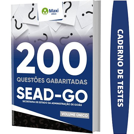 Caderno de Testes Concurso SEAD GO