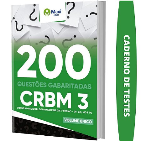 Caderno de Testes CRBM 3ª Região