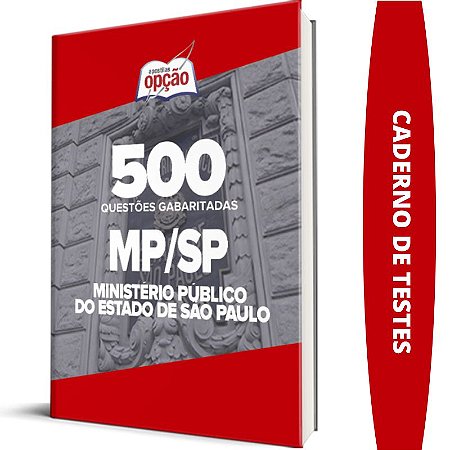 Caderno De Testes Ministério Público De São Paulo Mp Sp