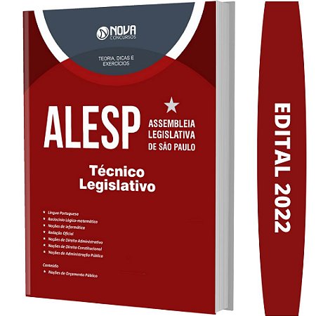 Apostila Assembleia Legislativa ALESP - Técnico Legislativo