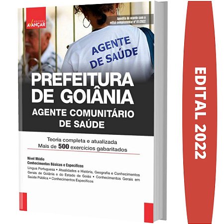 Apostila PREFEITURA DE GOIÂNIA - AGENTE COMUNITÁRIO DE SAÚDE