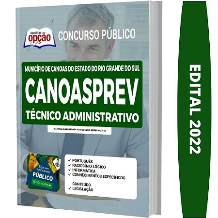 Apostila Concurso CANOASPREV RS - Técnico Administrativo