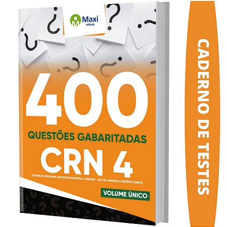 Caderno de Testes CRN 4 - Nutricionistas ES RJ