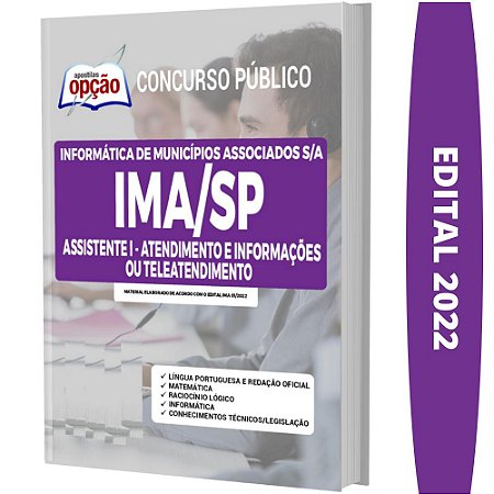 Apostila IMA SP Atendimento e Informações ou Teleatendimento