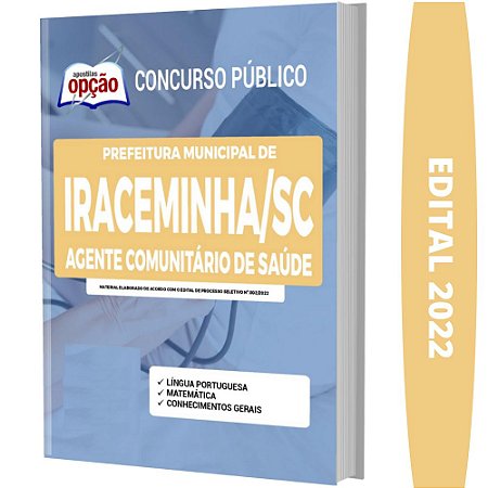 Apostila Iraceminha SC - Agente Comunitário de Saúde
