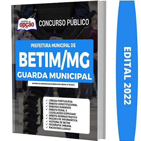 Apostila Concurso Betim MG - Guarda Municipal