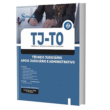 Apostila TJ TO - Técnico - Apoio Judiciário e Administrativo