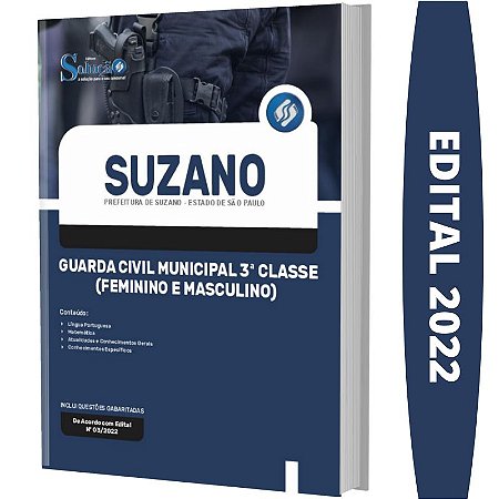 Apostila Suzano SP - Guarda Civil Municipal 3ª Classe