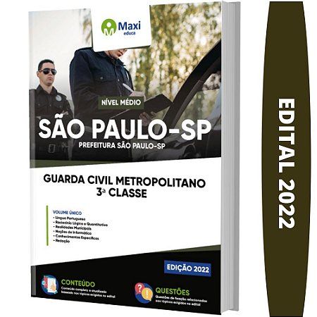 Apostila Prefeitura São Paulo SP Guarda Civil Metropolitano