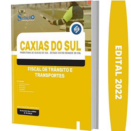 Apostila Caxias do Sul RS - Fiscal de Trânsito e Transportes