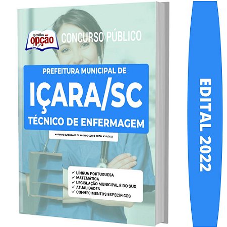 Apostila Concurso Içara SC - Técnico de Enfermagem