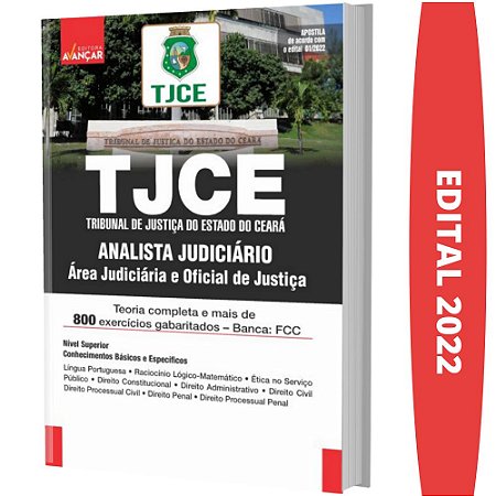 Apostila TJCE - ANALISTA JUDICIÁRIO - OFICIAL DE JUSTIÇA