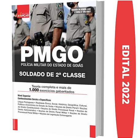 Apostila Concurso PM GO - SOLDADO 2ª CLASSE - PM Goiás