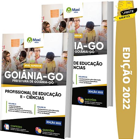 Apostila Goiânia GO - Profissional de Educação 2 - Ciências