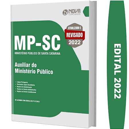 Apostila MP SC - Auxiliar do Ministério Público de SC