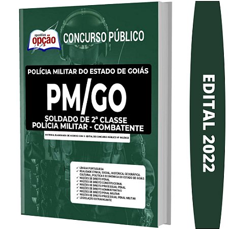 Apostila PM GO - Soldado de 2ª Classe Polícia Militar