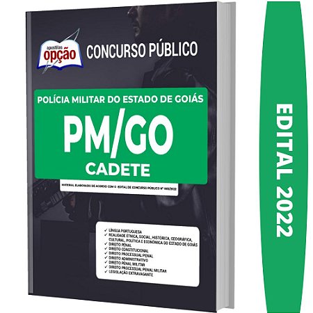 Apostila PM GO - Cadete da Polícia Militar de Goiás