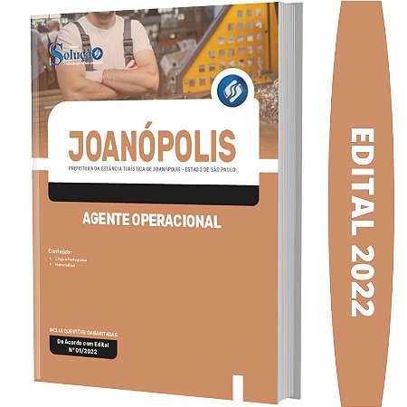 Apostila Prefeitura Joanópolis SP - Agente Operacional