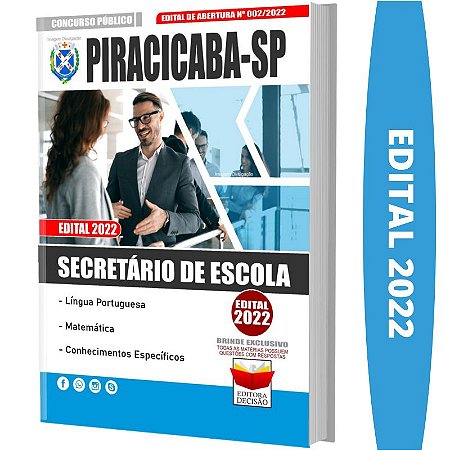 Apostila Prefeitura Piracicaba SP - SECRETÁRIO DE ESCOLA