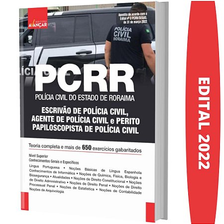 Apostila PC RR - Escrivão Agente Perito Papiloscopista