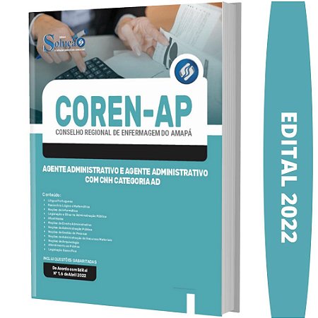 Apostila COREN AP - Agente Administrativo CNH Categoria AD