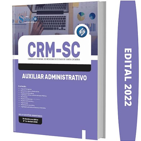Apostila CRM SC - Auxiliar Administrativo