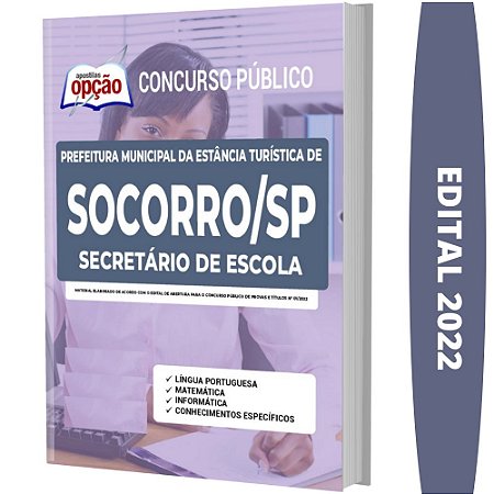 Apostila Concurso Socorro SP - Secretário de Escola