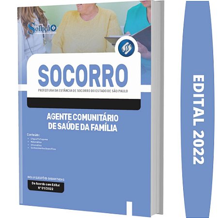 Apostila Socorro SP - Agente Comunitário de Saúde da Família