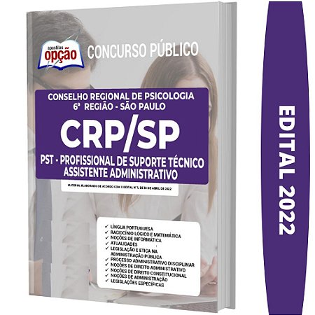 Apostila Concurso CRP SP - Assistente Administrativo