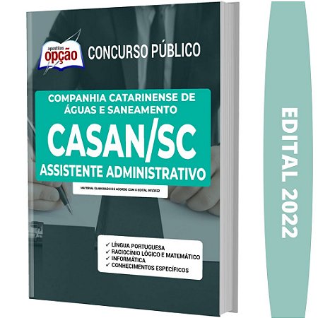 Apostila Concurso CASAN SC Assistente Administrativo