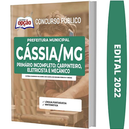 Apostila Cássia MG - Carpinteiro Eletricista e Mecânico