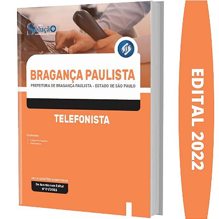 Apostila Bragança Paulista SP - Telefonista