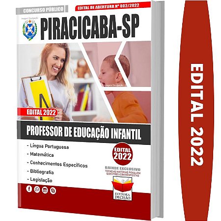 Apostila Piracicaba SP - Professor de Educação Infantil