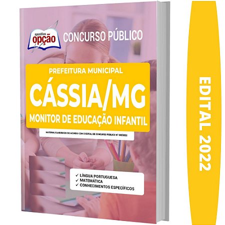 Apostila Cássia MG - Monitor de Educação Infantil