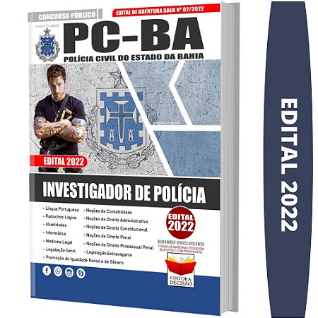 Apostila Pc Ba - Investigador De Polícia Civil Da Bahia