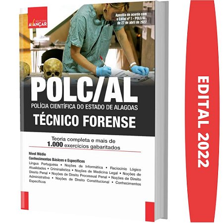 Apostila Concurso POLC AL - TÉCNICO FORENSE