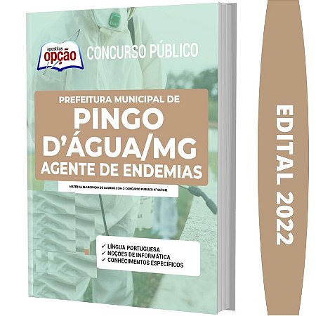 Apostila Prefeitura Pingo D’Água MG - Agente de Endemias