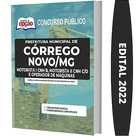 Apostila Córrego Novo MG Pá Carregadeira e Retroescavadeira