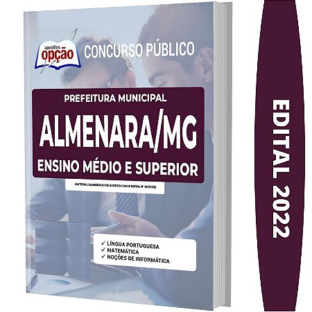 Apostila Prefeitura de Almenara MG - Ensino Médio e Superior