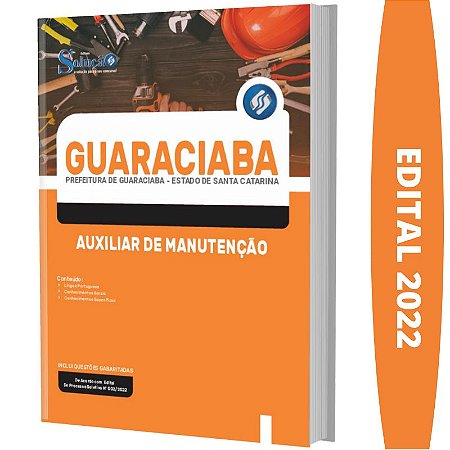 Apostila Concurso Guaraciaba - Auxiliar de Manutenção