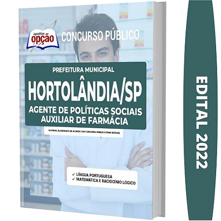 Apostila Concurso Hortolândia SP - Auxiliar de Farmácia
