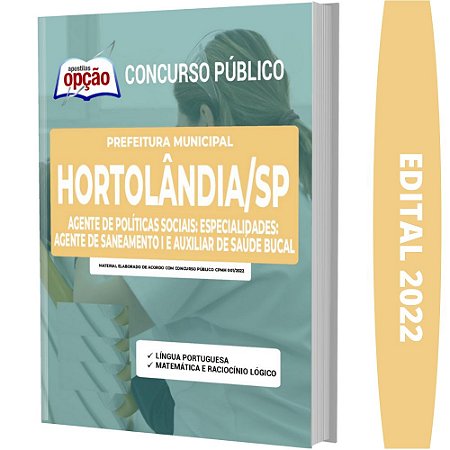 Apostila Prefeitura Hortolândia SP - Agente de Saneamento I